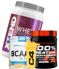 PROMO STACK XTEND WHEY + CREATINE + BCAA + SHAKER